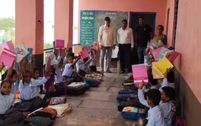 Stationery Distribution at Government School